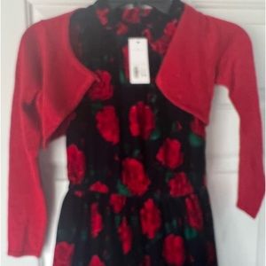 Red Bolero Size 6